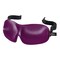 Contemporary Home Living 9.5&#x22; Solid Plum Purple Unisex Adjustable Sleep Mask